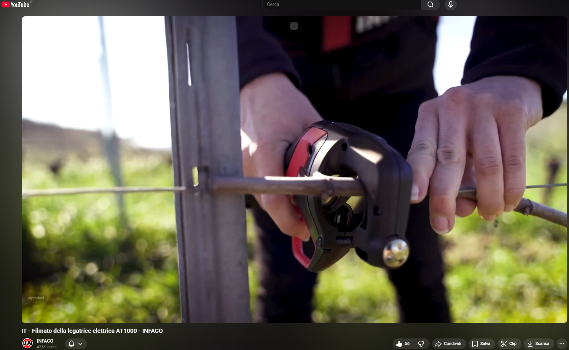 Video Legatrice Infaco AT1000 su www.gabuttomarket.it