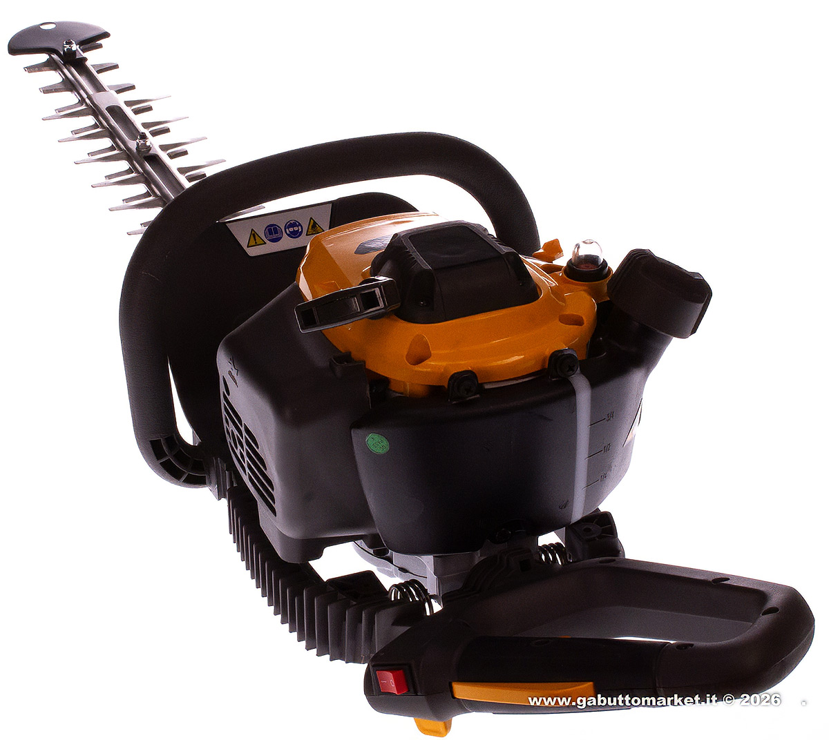 Impugnatura ruotata a sinistra del tagliasiepi Stiga HT 525