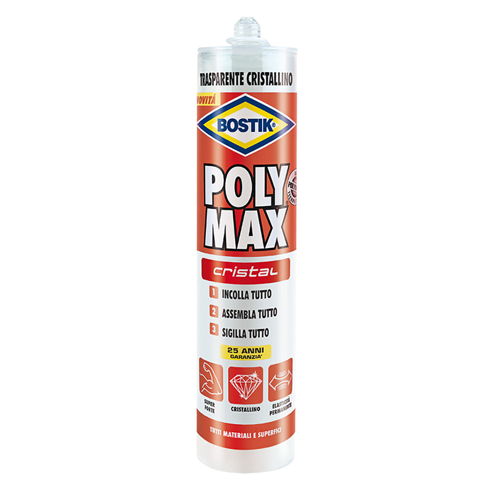 POLY MAX TRASPARENTE BOSTIK GR. 300