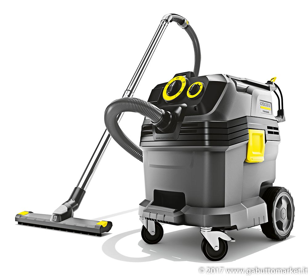 ASPIRATORI KARCHER NT 30/1 TACT TE L PROFESSIONALE CON PRESA ELETTRICA  ASPIRASOLIDI E ASPIRALIQUIDI